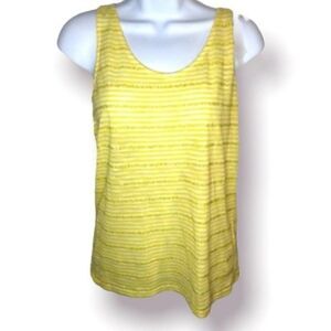 J.Crew Tank Top Metallic Sequin Sequin Stripe XS
